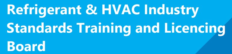 Refrigerant & HVAC Industry Training Standards and Licensing Board